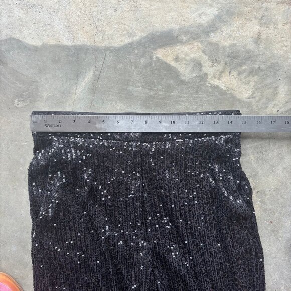 ASOS DESIGN Pants Women's Size 6 Black Straight Leg Trousers Ankle Grazer - Picture 2 of 7